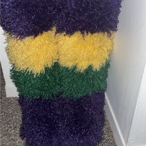 Fur Mardi Gras boots size